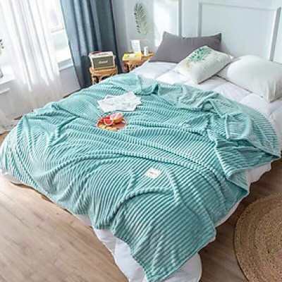 Chăn Lông Cừu Tăm Cao Cấp Màu Xanh Ngọc LCT-7