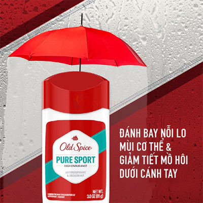 Sáp khử mùi Old Spice Antiperspirant/Deodorant High Endurance (85g) - Hàng chính hãng