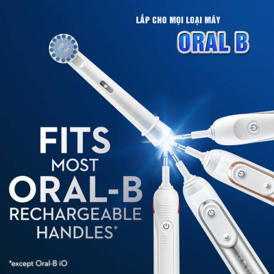 Cho máy Oral B Braun, bộ 4 Đầu Bàn Chải đánh răng điện thay thế MIHOCO EB28-P New Sensitive, làm sạch răng, cho nướu nhạy cảm, BỊ VIÊM