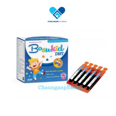 Bosukid DHT Hộp 15 ống 10ml - Đạm thủy phân tự nhiên - Giúp bé ăn ngon - Tăng cường sức đề kháng