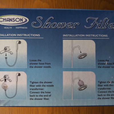 Lọc Clo Nước Tắm Chanson - Spa Shower Model BF-007, Lọc Clo và Cloramin. Lọc Trên 20.000 lít trong 1 năm - Màu Trắng - Nhập Khẩu Chính Hãng - Giao toàn quốc miễn phí