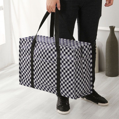 Túi bạt -Túi dứa bỏ hành lý -Túi đựng đồ chăn quần áo có dây kéo kích thước  lớn 70 x 55 x 26cm siêu bền , rất tiện dụng cho mọi gia đình 