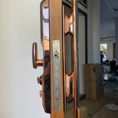 Khóa thông minh tự động màn hình chuông DEMAX SL868 CP