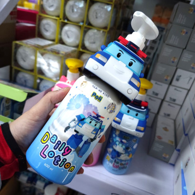 Sữa tắm gội tạo bọt trẻ em 3in1 Poli All In One Wash 400ml