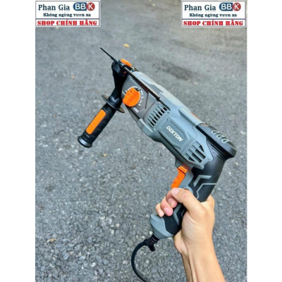 Máy khoan đục bê tông 2chức năng DEKTON DK-2603B, Công suất 1050w ,Tặng kèm 5 mũi, Bảo hành 12 tháng