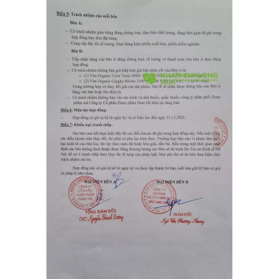 Giải độc gan, tăng cường chức năng gan Vita Organic Liver Tonic 6000