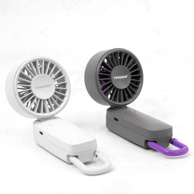 Quạt tích điện cầm tay USB Tiross TS3424 - Hàng chính hãng 