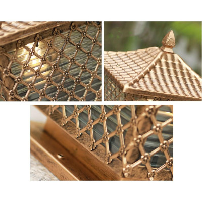 Đèn trụ cổng DOGU kiểu dáng hiện đại trang trí ngoại thất, sân vườn.