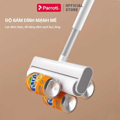 Cây Lăn Bụi Ga Giường, Quần Áo, Thảm Nhà, Rèm Cửa, Cây Lăn Lông Chó Mèo, Đầu Lăn Có Thể Thay Thế - Parroti Roller RE01