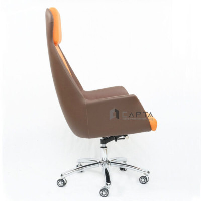 Ghế lãnh đạo lưng cao Ghế làm việc dành cho giám đốc nhập khẩu sang trọng CM4429-P Director Office Chair