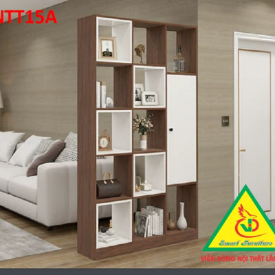 TỦ KỆ TRANG TRÍ KIÊM VÁCH NGĂN VNTT15 - Nội thất lắp ráp Viendong Adv