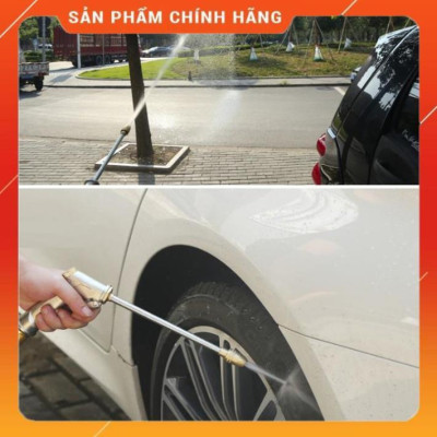 ️ Bộ dây vòi xịt nước rửa xe,tưới cây, tăng áp 3 lần,loại 3m,5m 206701-3 đầu đồng,cút,nối đồng