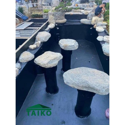 [5 Kg] Sơn Chống Thấm Đa Năng Gốc Bitum TAIKO BITSUN NO2 - Keo Sơn Chống Thấm Bể Cá Koi, Sàn Mái Nhà, Móng Nhà, Bể Âm