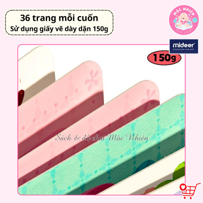 Đồ chơi Sổ Tay Trang Điểm và Tô Màu Nước Công Chúa - Mideer Makeup Manual - Dành cho bé từ 5 tuổi