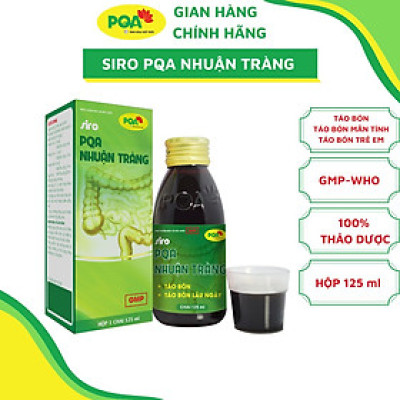 Nhuận Tràng PQA Thành Phần Từ Thiên Nhiên Hỗ Trợ Táo Bón, Bé Bị Táo Bón Lâu Ngày Hộp 125ml