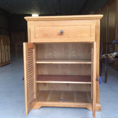 Tủ Giày Victoria 2 Cánh Lá Sách Gỗ Sồi IBIE SRVIC2SO (80cm)