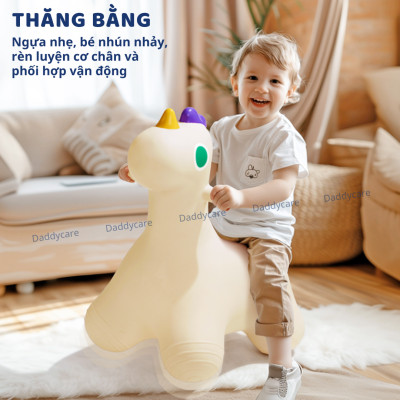 Thú nhún cho bé loại to bơm hơi Mideer Sensory Training Joy Bounce Jumper Pony
