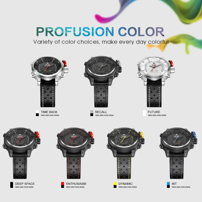 Đồng hồ WEIDE WH5210 màn hình kép,đèn nền LED chống nước