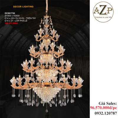 ĐÈN THẢ TRẦN (TAY) / ĐÈN TRANG TRÍ AZP-TT891 phong cách Tân Cổ Điển, hàng nhập khẩu AZP