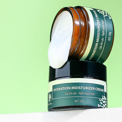 Hydration moisturizer cream, kem cấp ẩm kiềm dầu, chống mụn, dưỡng trắng da Wonmom 50g