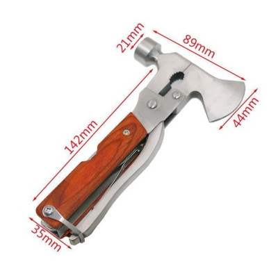 Bộ Dao Búa Rìu Cứu Hộ Đa Năng 7 Trong 1 , Búa thoát hiểm ô tô PaKaSa có túi đựng