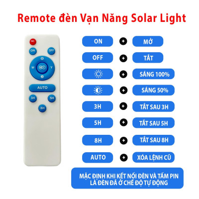 Đèn năng lượng mặt trời chóng loá Vạn Năng Solar 50W