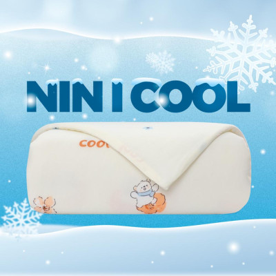 [CHĂN HÈ MÁT LẠNH] Mền lạnh I Cool Advance NIN House NM8025 2mx2m2 | Chăn chần bông Ice Silk lạnh như tencel, Chăn điều hoà nhiều độ