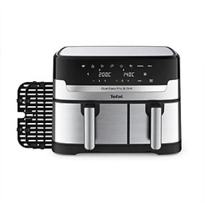 Nồi chiên không dầu điện tử Tefal Dual Easy Fry & Grill EY905D10 - 8.3L Hàng chính hãng