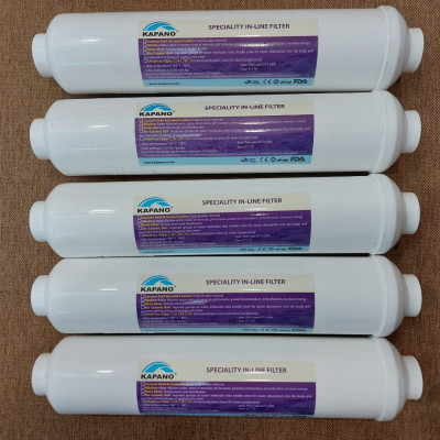 Lõi lọc than hoạt tính gáo dừa in-line (T33) Kapano - Hàng chính hãng
