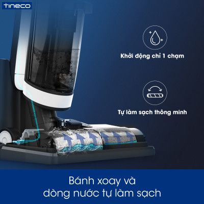 Combo Máy Hút Bụi Lau Nhà Thông Minh Tineco Floor One S3 - Xử Lý Khô & Ướt - Tự Động Vệ Sinh + Trục Lăn + Nước Lau Sàn