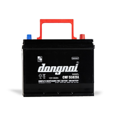 Ắc quy khô miễn bảo dưỡng Đồng Nai CMF 55D26L | 12V - 60Ah