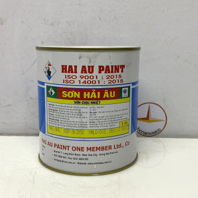 Sơn chịu nhiệt 300 độ màu bạc SK3 950 Hải Âu 1L