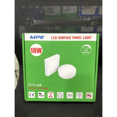 Đèn Ốp Nổi, Đèn LED Panel ốp trần tròn 6-12W (seri SRPL) - Thương hiệu MPE