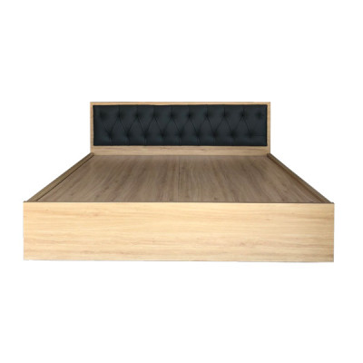 Giường Ngủ Gỗ MDF Phủ Melamine Cao Cấp Viva Màu Vàng Đầu Nệm + Học Kéo