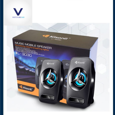 Loa 2.0 kisonli L-3030 LED - Hàng chính hãng