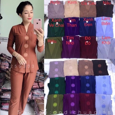 ĐỒ LAM ĐI CHÙA Mẫu Lắc Đồng Tiền