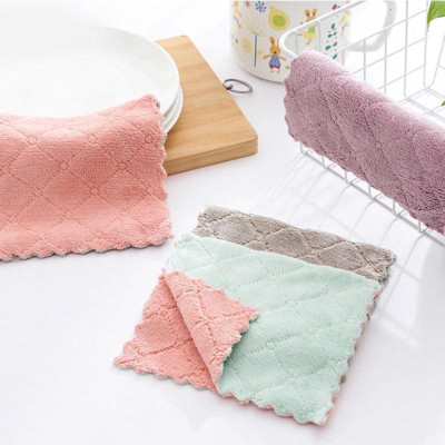 Combo 10 khăn lau tay , lau bếp  2 mặt dày dặn , đa năng siêu thấm hút ,vải bông mềm mịn giúp làm sạch các vật dụng nhanh chóng 