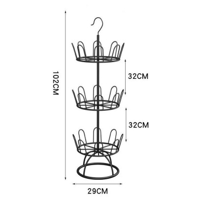 Giá  kệ phơi giày dép thép không gỉ 360 độ giản nhiều tầng để ngoài trời ban công lưu trữ gia đình- hàng loại 1 - Chính hãng MINIIN 