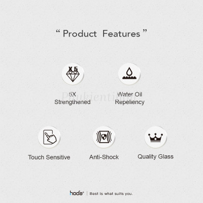 Dán cường lực HODA chống trầy AGbC Corning dành cho iPhone 14 Pro Max/ 14 Pro - Hàng nhập khẩu