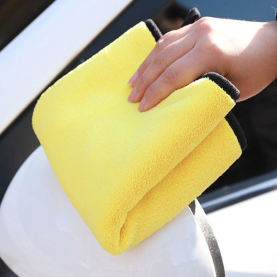 Combo 2 Khăn Lau Xe Ô Tô Siêu Thấm Size 30cm x 40cm, Khăn Lau Nội Thất Cho Xe, Chất Liệu Microfiber - Hàng Loại 1 Chính Hãng MINIIN