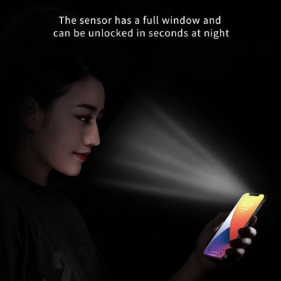 Kính cường lực Wiwu tự lấy bụi Dành Cho Iphone Có Màng Che Loa, Chống Vân Tay, Chống Dầu - Hàng Chính Hãng