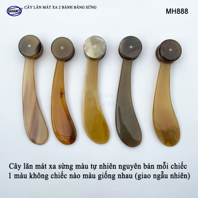 Cây lăn 2 bánh Massage bằng sừng - lăn mặt giúp làm đẹp da & không bị tĩnh điện- MH888