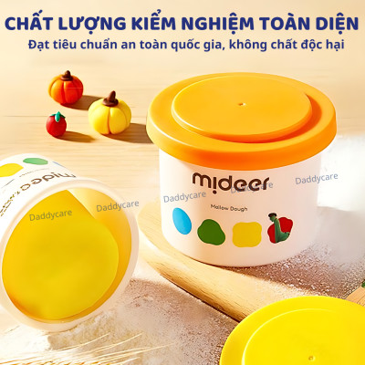 Đất nặn an toàn cho bé không dính tay Mideer Mellow Dough 6-12 màu