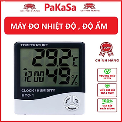 Máy đo nhiệt độ , độ ẩm không khí trong phòng - Hàng chính hãng 
