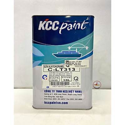 Sơn Alkyd KCC LT313 Base C màu xanh RAL 6033 _18L