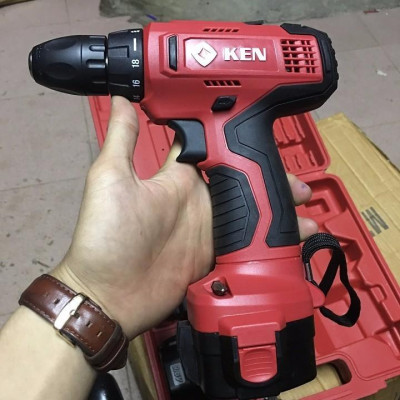 [chính hãƞg] Máy khoan dùng pin Ken 9.6V - Bộ Máy 2 Pin, Bảo hành 1 năm