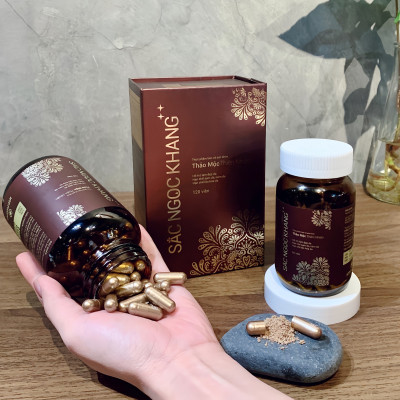 Combo 2 Hộp viên uống Sắc Ngọc Khang ++ hỗ trợ hạn chế lão hóa, sạm da, nám da; hỗ trợ tăng cường nội tiết tố nữ