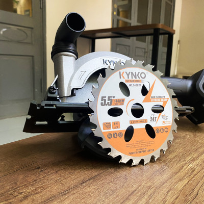 Lưỡi cưa gỗ siêu mỏng cho máy pin 24 răng đường kính Ø 140mm KYNKO WL140024