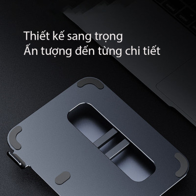 Giá Đỡ Để Bàn Dành Cho Máy Tính Bảng, Ipad  - Chất Liệu Hợp Kim Nhôm Cao Cấp Hàng Nhập Khẩu Chính HãngKitAcoom