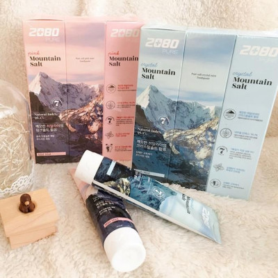 Kem đánh răng muối biển 2080 Himalaya Hàn Quốc 160g